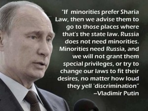 Putin-Sharia in Russia-NO