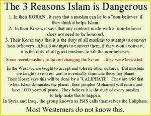 3 Reasons Islam is Dangerous